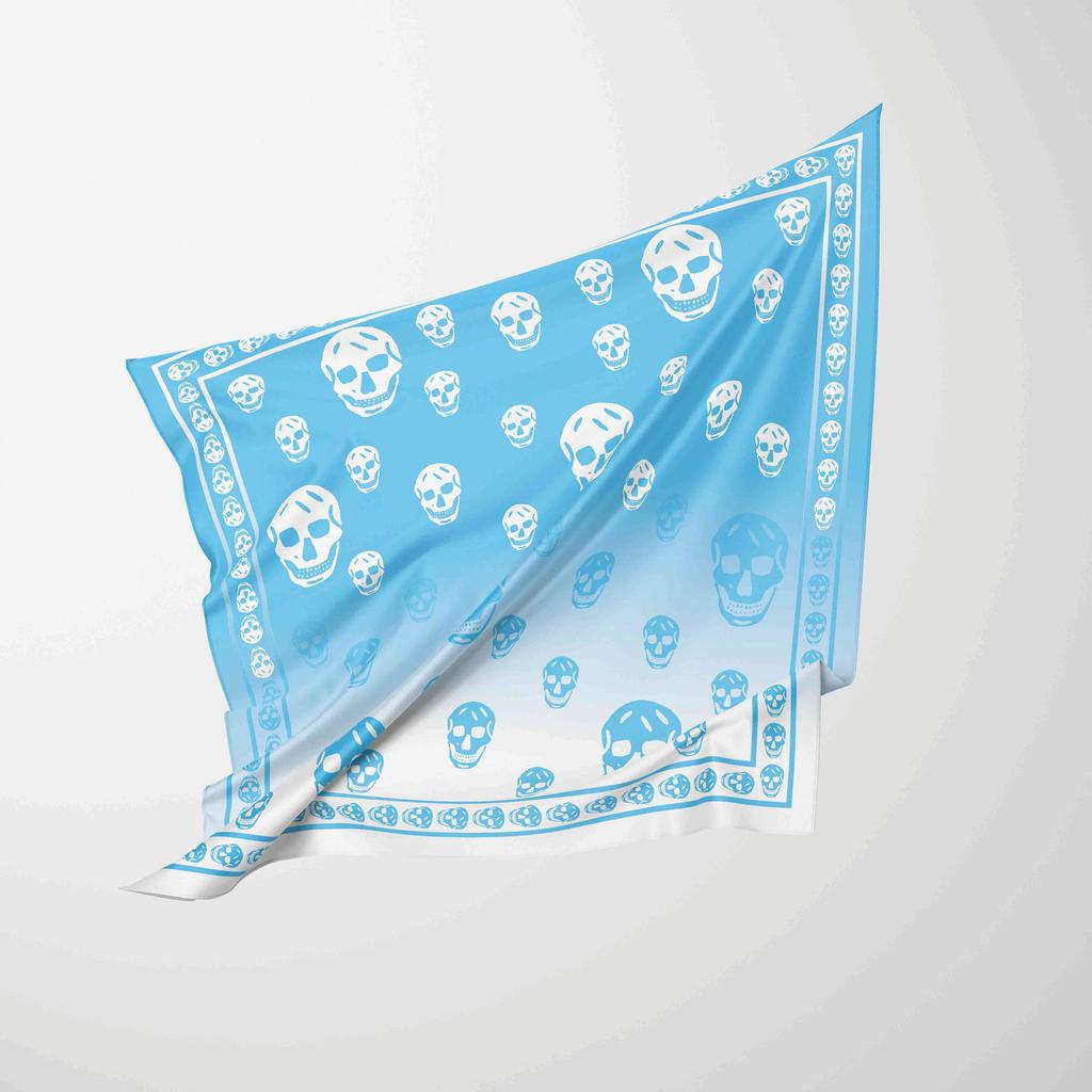 70CM*70CM Spring Women Polyester Chiffon Foulard Scarf  Fashion Foulard Printed Neck Tie Belt Hair Accessories