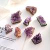 Natural Amethyst Crystal Cluster Raw Stone 10-30g Purple Geode Decor For Home Desk Lucky Healing Positive Energy Gift Collection