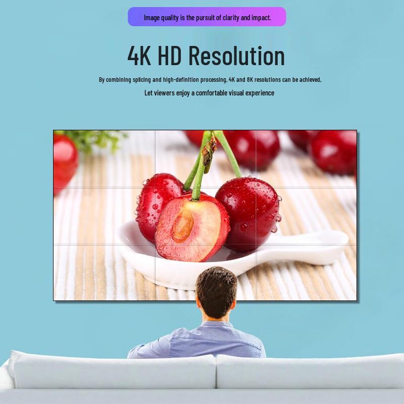 Jiekeshi 55-inch Seamless LCD Video Wall Display CN plug (adapter included)