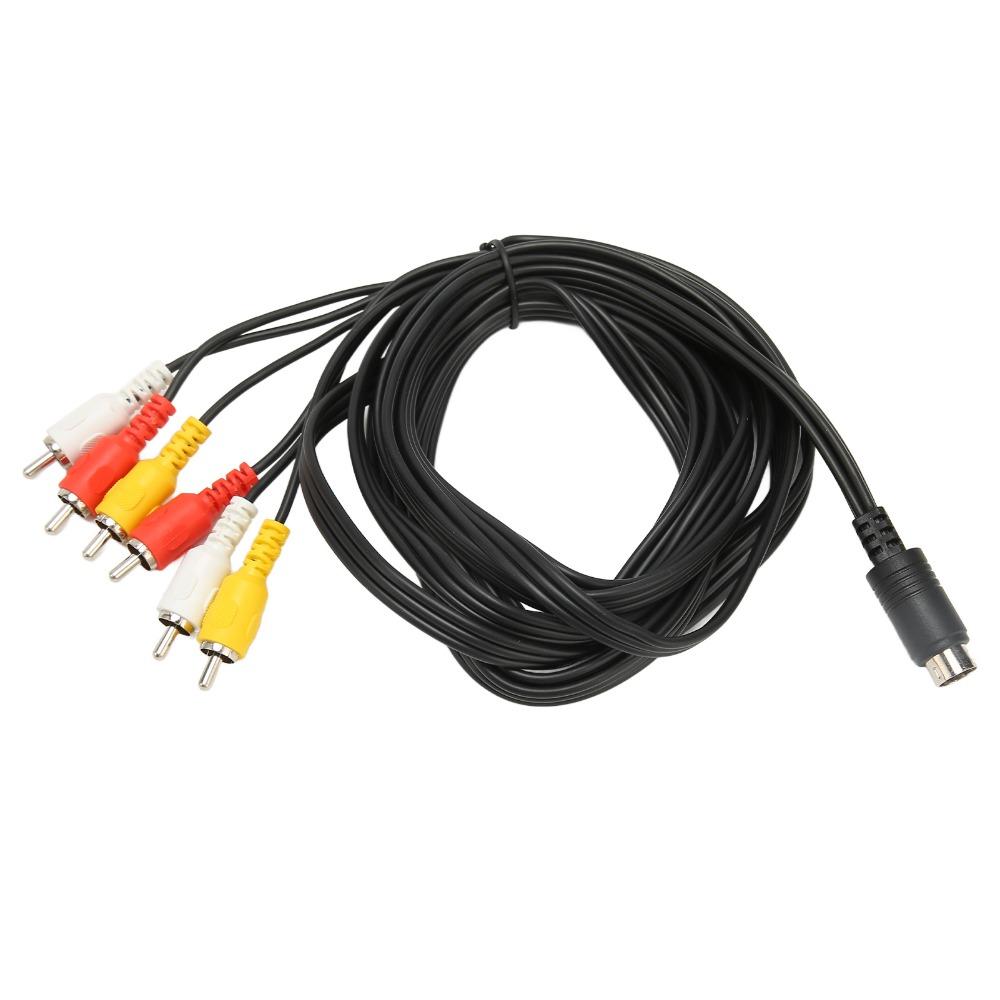 9 Pin Composite Video Cable Stable Sound Audio Adapter Cable  Monitor Display