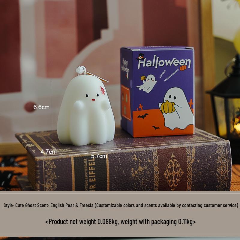 Handmade Halloween Ghost Aromatherapy Candle