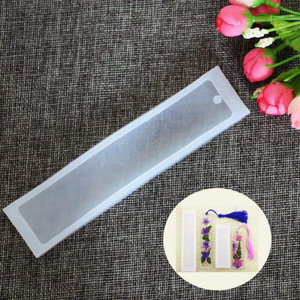 Rectangle  Bookmark Mould Silicone Mold Making  Resin Jewelry Craft Tool,   Reusable Flexible,  for Keychain Handbag Car Pendant Craft Decoratio