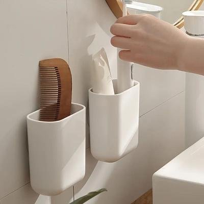 Nová kreativní úložná krabička Nástěnný jednoduchý držák na zubní kartáček Odolný přenosný držák na kelímek na zubní pastu