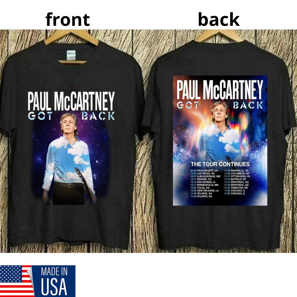 Paul McCartney Got Back Tour 2025 North America T shirt, Paul McCartney Got Back S