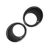 2 Stück Glänzend Schwarze Front-Nebelscheinwerfer-Lampenabdeckung 51112753661 51112753662 Für BMW Mini Cooper R55 R56 R57 2007 2008 2009 2010 2011