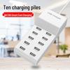 10-Port USB Charger for Huawei, Apple Devices & Tablets with Multi-Port Socket & Data Cable