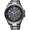 Citizen Attesa F900 Eco-Drive GPS Satellite Radio-Controlled Watch, Black Titanium Series, Double Direct Flight, CC9075-52E, Men's
