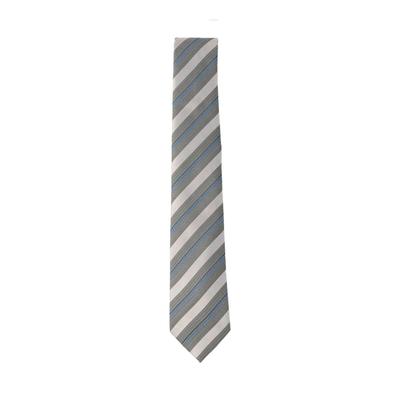 [Comme Ca Ism] Textured Weave Regimental Stripe Necktie 47-06NK06-205 Gray F