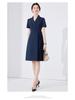 Premium Summer Slimming Waist-Cinching Formal Dress for Professional Hosts