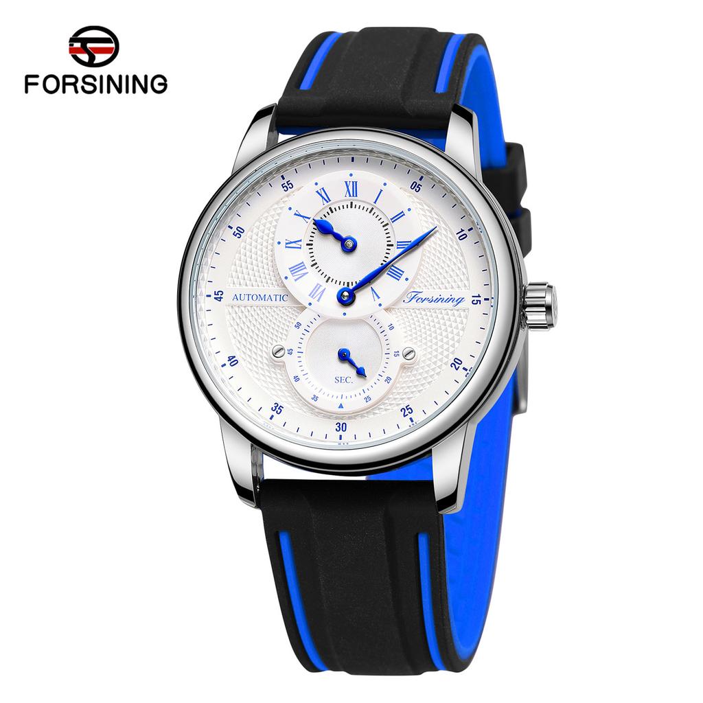 Forsining Herren Sport Rennzifferblatt Mechanische Uhr Mode Automatische Mechanische Uhr