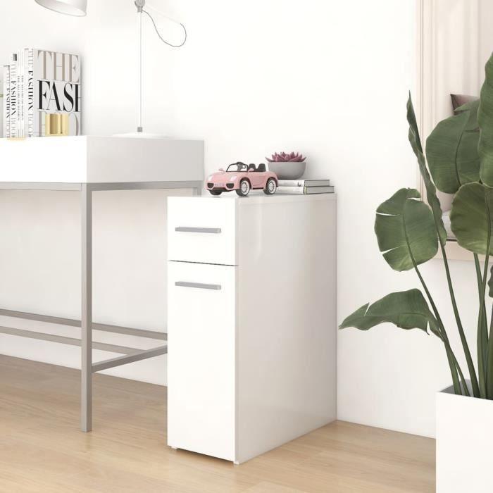 VidaXL Apothecary Cabinet White 20x45.5x60 Cm Chipboard 804211