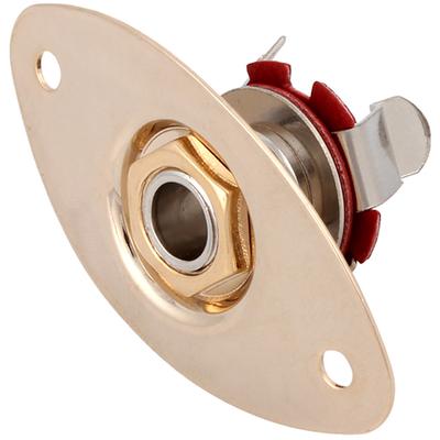 Standard-Gold-Oval-Ausgangsbuchse für Bass/E-Gitarre