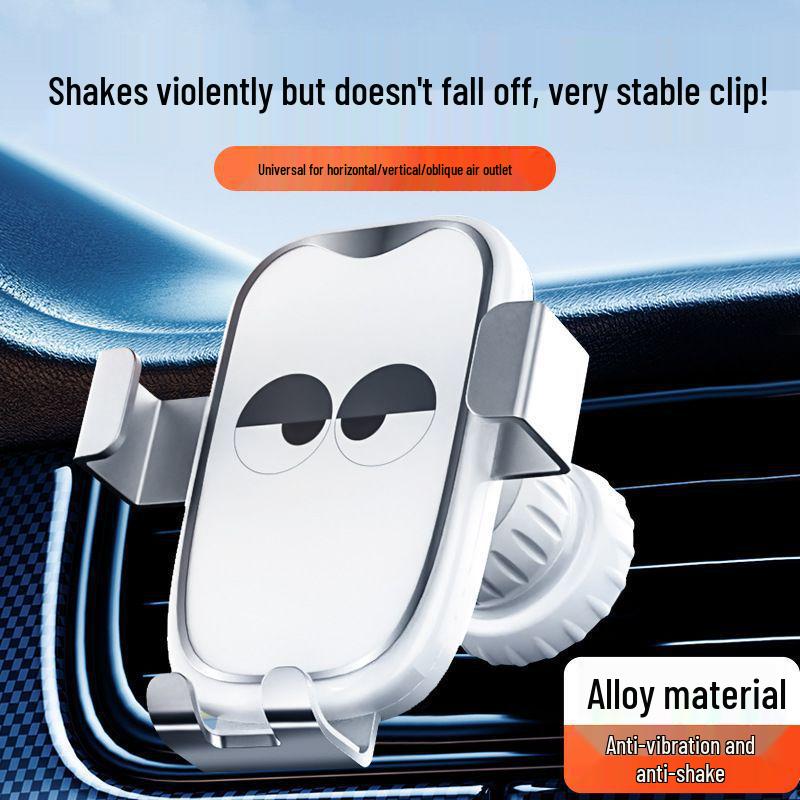 Personalized Car Dashboard Cartoon Phone Holder with Gravity Lock Suction Cup Bracket