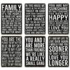 Sentence Vintage Plaque Metal Tin Signs Posters Decor Retro Wall Art Room Decoration for Home Family Bar Club