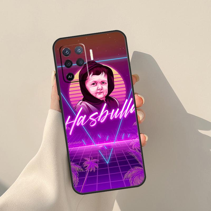 Funny Hasbulla Case For Oppo A94 A74 A54 A60 A80 A40 A18 A38 A58 A78 A98 A96 A76 A16 A15 A17 A57 A77 A5 Pro