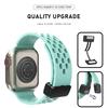 Silicone Strap for Apple Watch Band 49mm 46mm 45mm 44mm 42mm 40/41mm Magnetic Bracelet Correa iWatch Series 10 9 8 7 6 5 4 Ultra