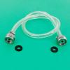 Beer Line Cleaning Hose,Two Faucet Threads,Brew Tubing 60cm 5/16inch 8mm Hose for Homebrewing