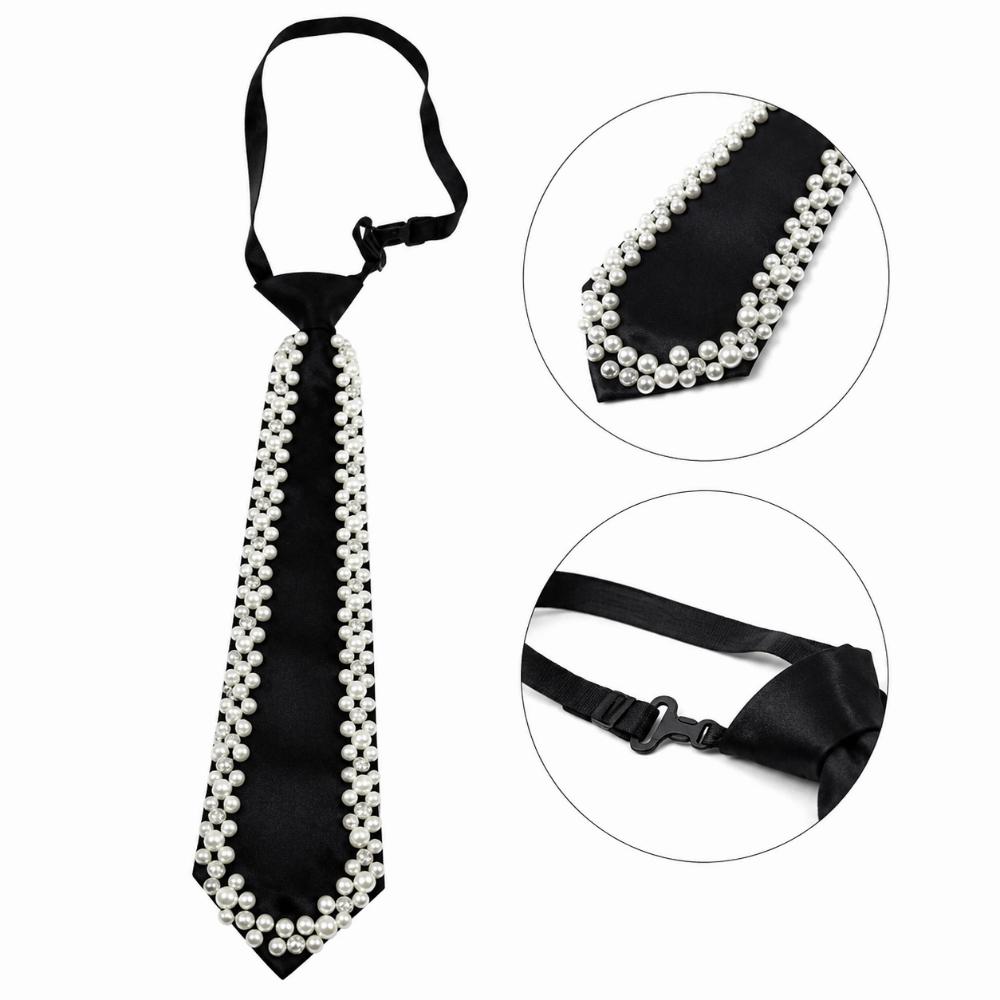Handmade Neck Tie Hand-beaded JK Uniform Tie Temperament Bowtie  Student Uniform