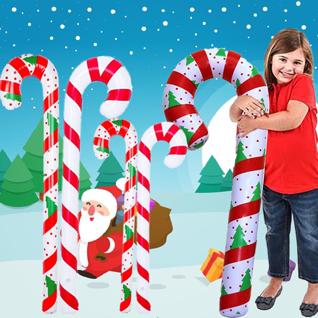 Hanging Ornaments Candy Canes Stick for Christmas Home Decor Party Supplies