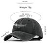 Unisex Washed Cotton Fashion Baseball Cap with Fishbone Embroidery