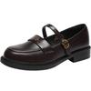 ZHR Women's Retro Buckle Loafers