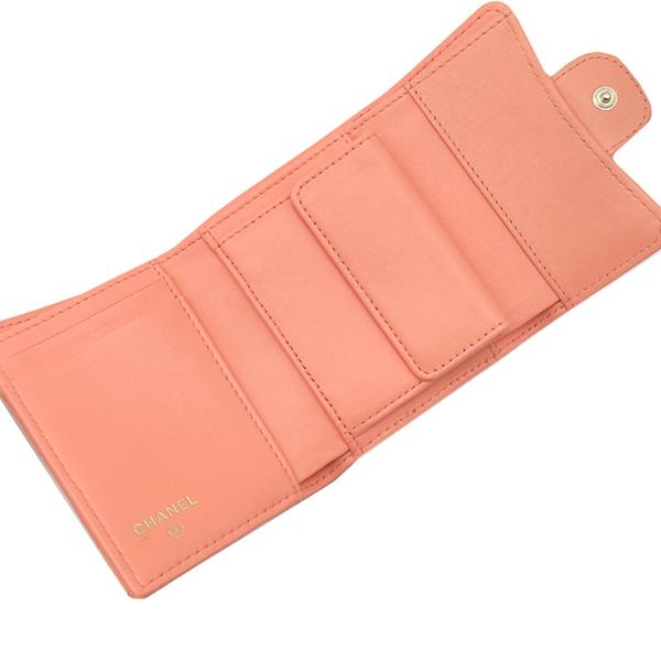 CHANEL AP0229 Matrasse matelasse small walletTri-fold wallet leather Array