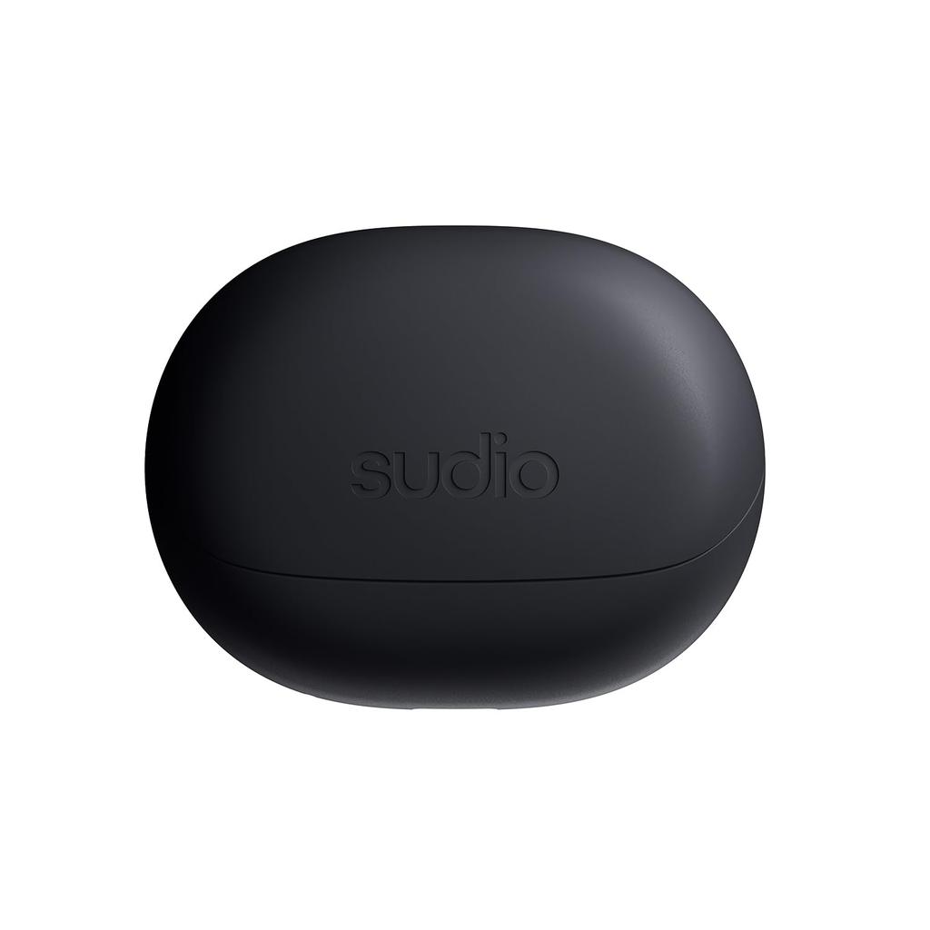 SUDIO E4 Pro Wireless Headphones with Microphone iOS Android Compatible Hybrid ANC Noise Cancelling Multipoint (Midnight Black) In-Ear (Bluetooth 6.0
