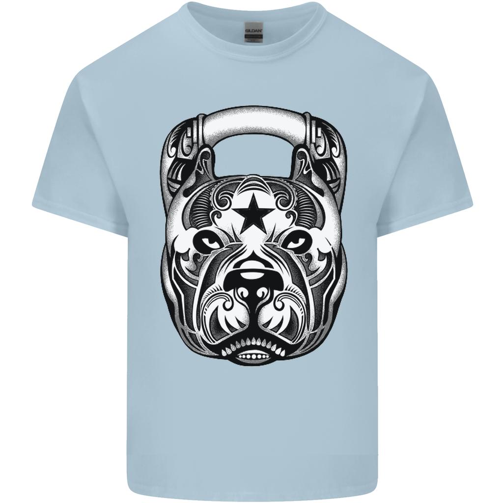 Pitbull Kettlebell Gym Training Top Workout Unisexs Light Cotton TShirt