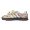 adidas VL COURT 2.0 Starlight Floral, Stile Urban Chic Leggere Scarpe da Skateboard Basse Unisex Grigio Bianco HQ1802(Team1230-)