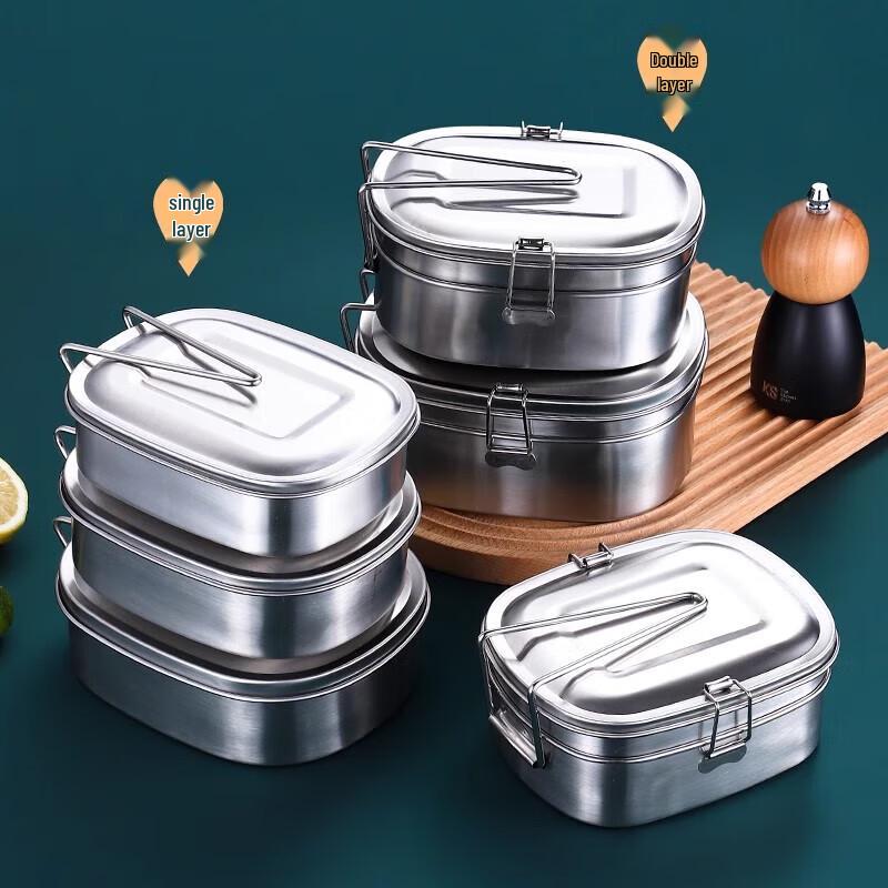Huabeishi 304 Stainless Steel Lunch Box