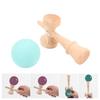 Kendama Wooden Kendama Toy Portable Kendama Improves Hand Eye Coordination with String for Indoor and Outdoor