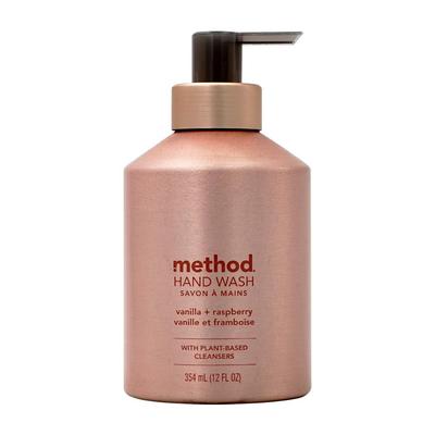 Gel Hand Wash Vanilla + Raspberry, 12 Fl Oz