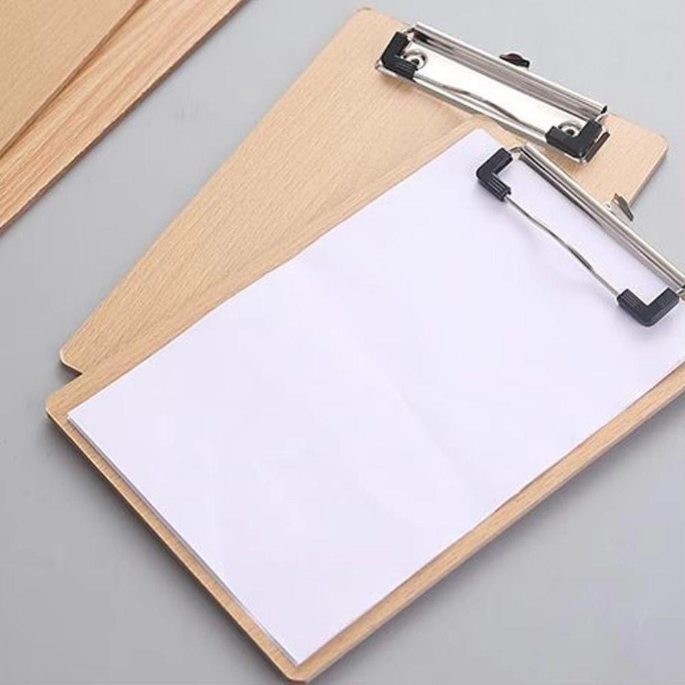 Reinforced A4 Memo Folder Hardboard File Clip Board Portable Writing Clipboard Sketching Board