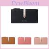 Tali Ann New Contrast Color Ladies Long Wallet Wholesale Fashion Buckle Two-fold Money Clip Leather Purse