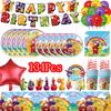 Tinky Winky Birthday Party Decoration Antennababy Disposable Tableware Tablecloth Plate Cup Gift Bag Kids FavorParty Supplies