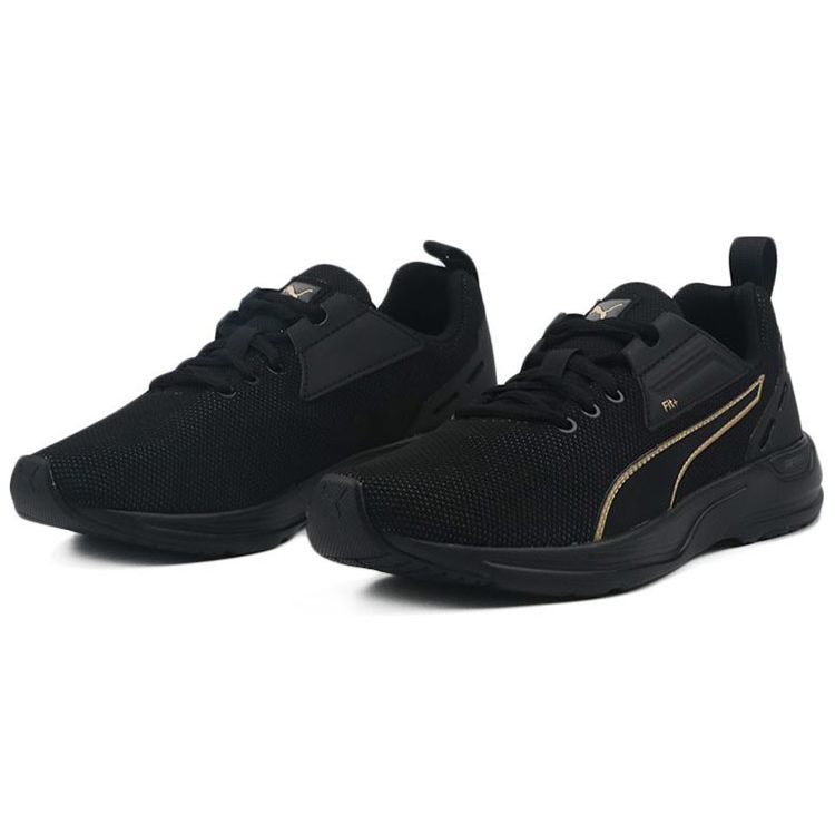 Puma Comet 2 FS Black Team Gold Unisex Sneakers 194273-05