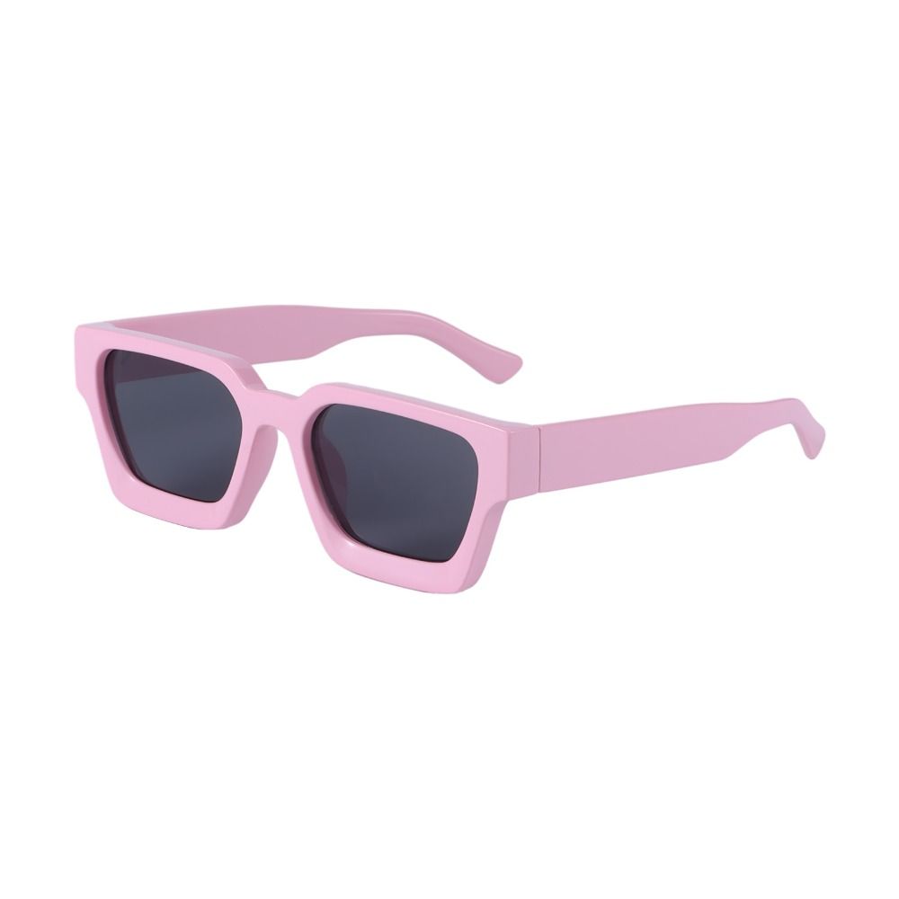 Ins Popular Chunky UV400 Shades Black Sun Glasses Thick Frame Sunglasses for Women Men