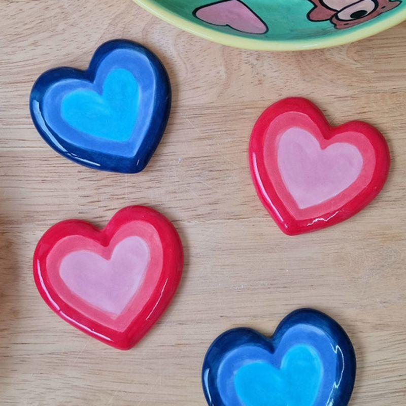 Deulkkot Ceramic Heart Spoon Rest
