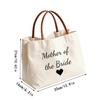 Elegant Canvas Tote Bag for Mother of the Bride or Groom - Wedding Gift