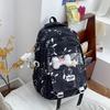 School Bag Women's Insens New Junior High School and College Student Cartoon Print High-value Large-capacity Dirt-resistant Backpack