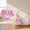 Soft Lori Rabbit Pendant Plush Bunny Plush Decoration Cute Vinyl Doll Keychain  For Kids