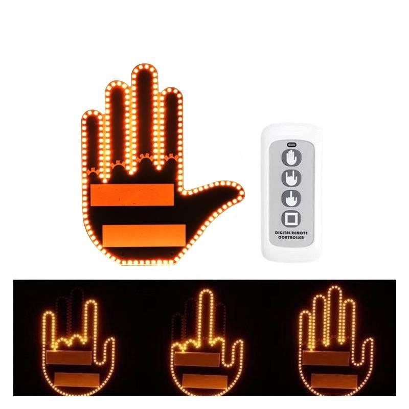 

Знак среднего пальца для кармидл фингер лайт Автомобильный свет Безопасность Удобный для пользователя Boy