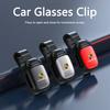 AIHQR1 Car Sun Visor Glasses Holder Sunglasses Case Eyeglasses Clip For Porsche Cayenne Panamera Macan Boxster Cayman 718 911 Sticker
