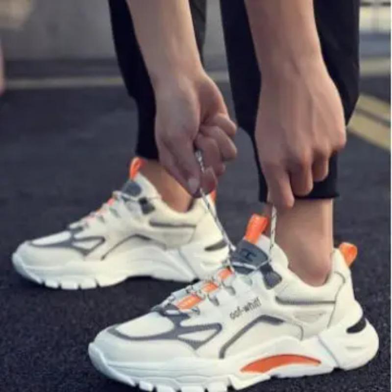New Trendy Men'S Shoes Korean Version Breathable And Comfortable Running Sports Outdoor Casual Shoes