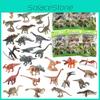 Realistic Dinosaur Figurines Set Including Velociraptor Tyrannosaurus Triceratops And Stegosaurus Models For Kids And Collectors