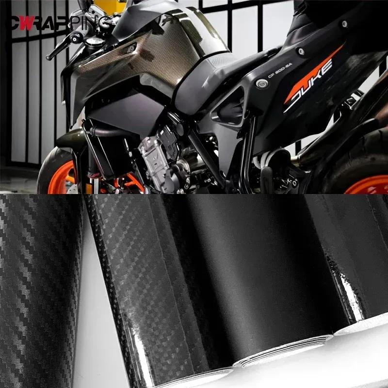 Carbon Fiber Motorcycle Auto Sticker Vinyl Wrap Film Waterproof Car Styling Wrap Roll for Car Motorcycle Accessories 30cmx200cm