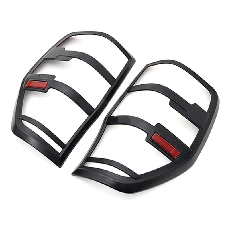 L10A Rear Lamp Hoods Tail Light Trim Car Tail Light Cover For Ford Ranger T6 T7 T8 XLT XS XL Wildtrak PX PX2 PX3 2012-