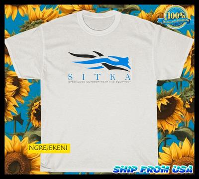 New Sitka Gear Logo American Funny T Shirt SIZE S-5XL Unisex T-Shirt