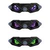 Dynamic Display Solar LED Devil Eyes Car Lights Warning Flashing Signal Indicator  Windshield