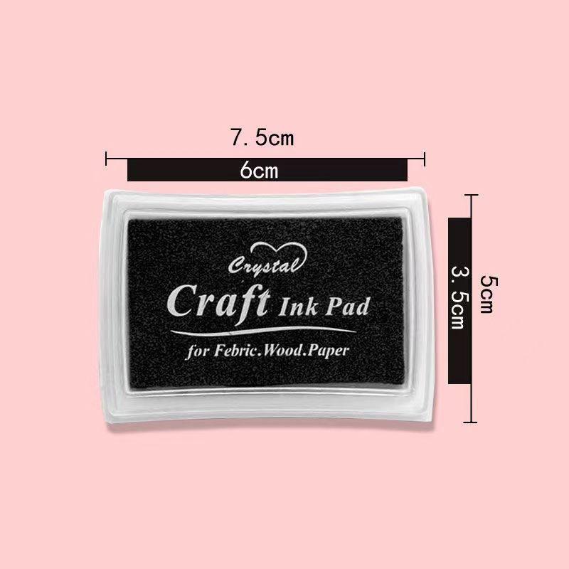 15barevný otiskovací polštářek pro DIY razítkování, malování prsty, deníky a alba